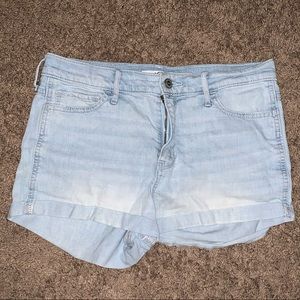 Hollister Light-Wash Denim Shorts